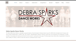 Desktop Screenshot of debrasparksdanceworks.com